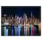 Designart - New York Midtown Night Panorama - Extra Large Canvas Art Print